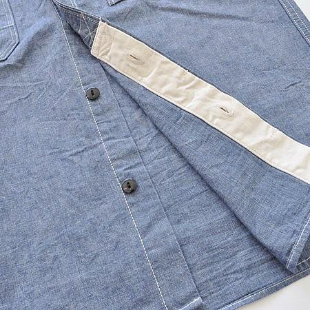 ステュディオダルチザン シャンブレーワークシャツ5333A 42(XL) first-stadium_5333a