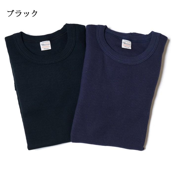WAREHOUSE（ウエアハウス） サーマル Lot 5903 4本針クルーネック
