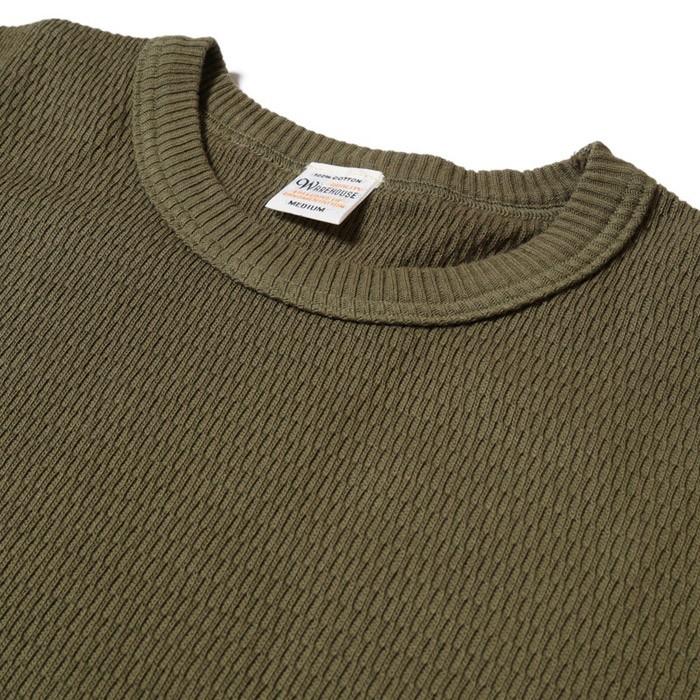 WAREHOUSE（ウエアハウス） サーマル Lot 5903 4本針クルーネック