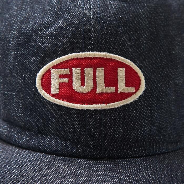 FULLCOUNT フルカウント キャップ FULL WAPPEN DENIM CAP ベースボールキャップ 帽子 デニム インディゴ 6770｜first-stadium｜04