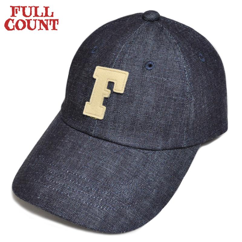 FULLCOUNT フルカウント キャップ 6843L デニム FULLCOUNT（フルカウント） キャップ 6843L 6Panel Low-Crown Denim