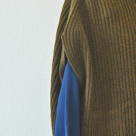 ナチュラルランドリー　ニットベスト　ブルー　サイズ2 新品未使用 楽天市場】セールNATURAL LAUNDRYウォッシャブルニット サイドカフス