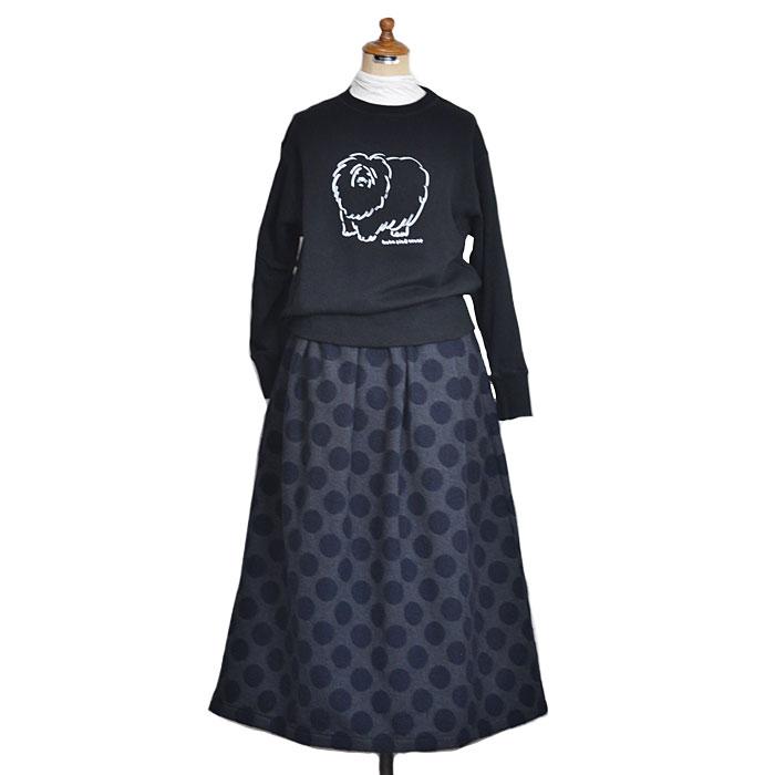 NATURAL LAUNDRY（ナチュラルランドリー） スカート ドットジャガード