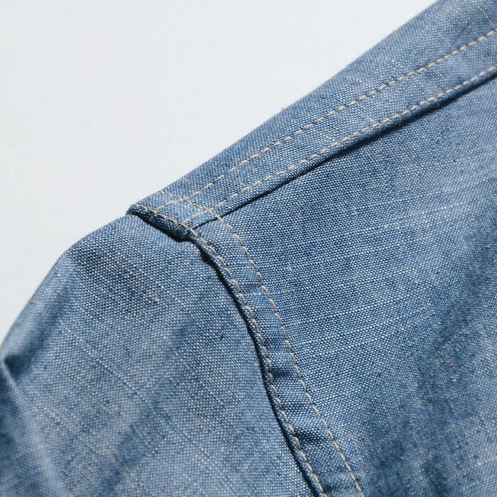 DELUXEWARE（デラックスウエア） シャンブレーシャツ 7623 56 INDIGO