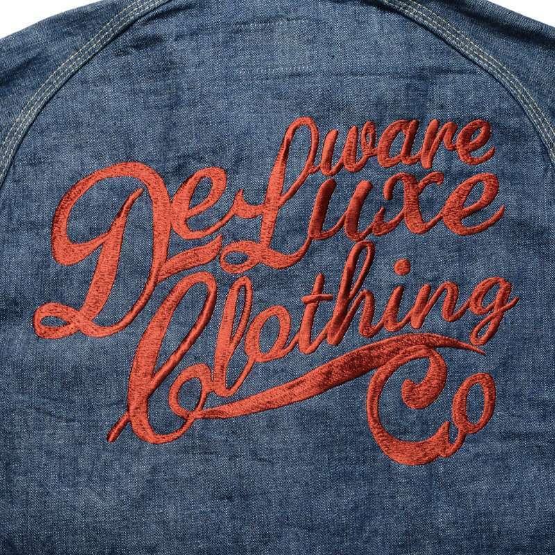 DELUXEWARE（デラックスウエア） デニムシャツ 7647 EMB DENIM SHIRT