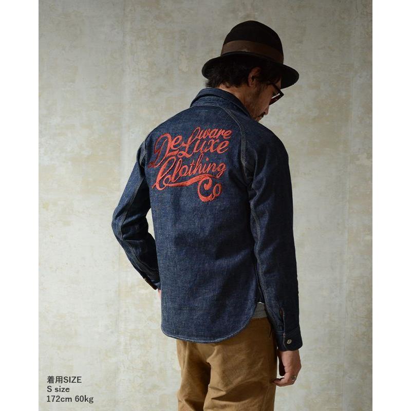 DELUXEWARE（デラックスウエア） デニムシャツ 7647 EMB DENIM SHIRT