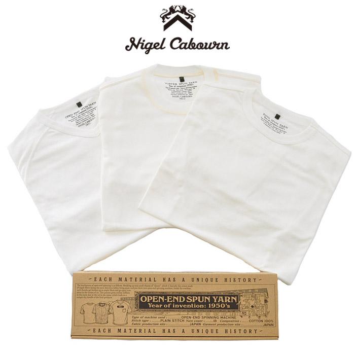 NIGEL CABOURN（ナイジェルケーボン） Tシャツ 3パックTシャツ 3-PACK