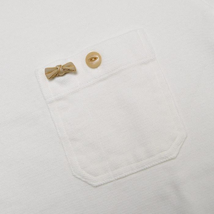 NIGEL CABOURN（ナイジェルケーボン） ポロシャツ NEW RIBBON POLO