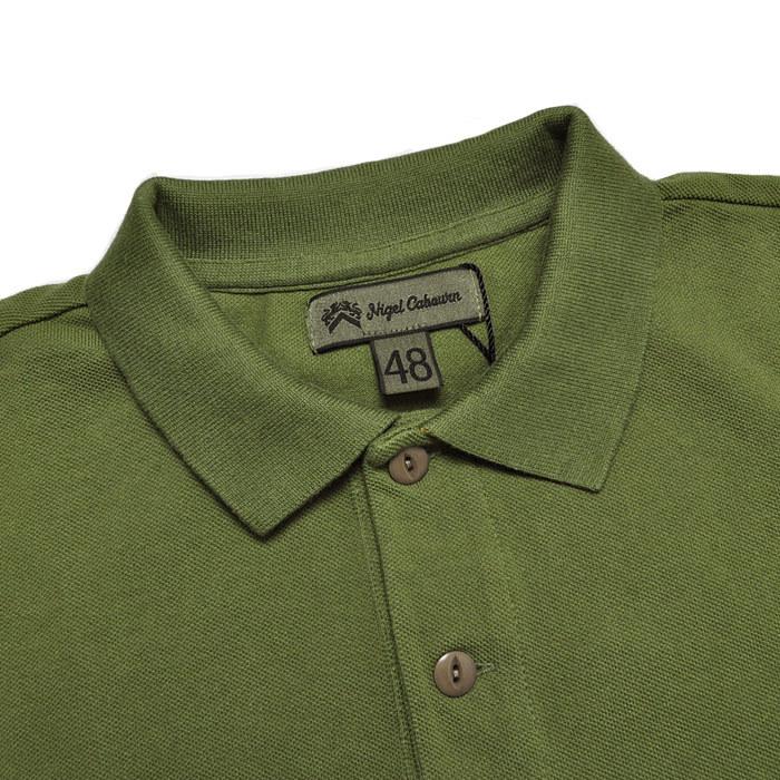 NIGEL CABOURN ナイジェルケーボン ポロシャツ NEW RIBBON POLO NIGEL CABOURN ナイジェルケーボン ポロシャツ NEW RIBBON POLO