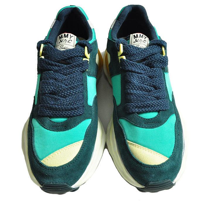 MIHARA YASUHIRO × Nigel Cabourn / ローカットスニーカー/--/BLU/×Nigel Cabourn/RUNNING TRAINER NIGEL CABOURN（ナイジェルケーボン） Maison MIHARA YASUHIRO ミハラ