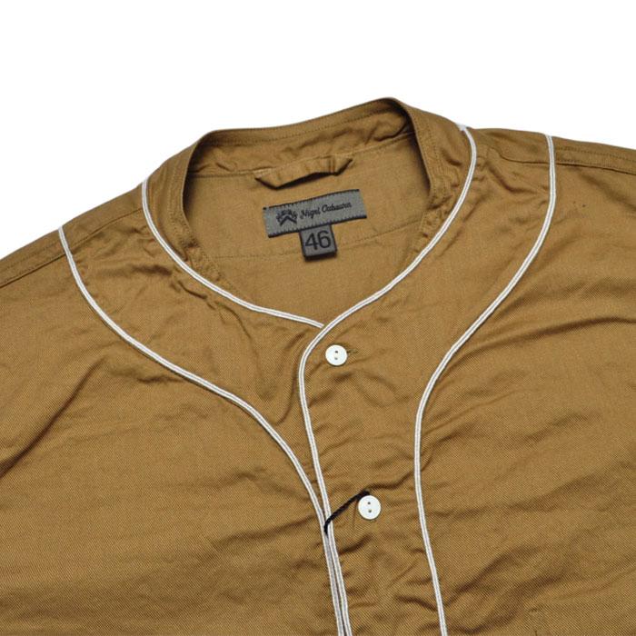 NIGEL CABOURN（ナイジェルケーボン） シャツ BASEBALL SHIRT S/S