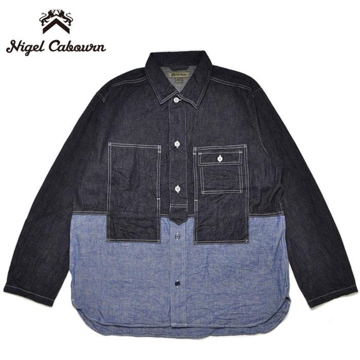 NIGEL CABOURN ナイジェルケーボン シャツ UTILITY SHIRT TYPE2 10oz 