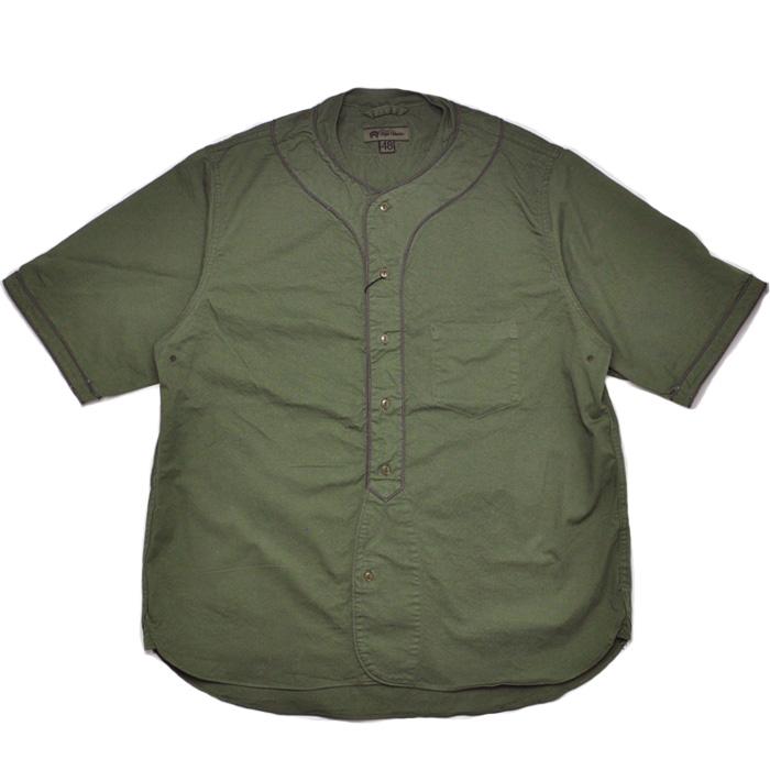 NIGEL CABOURN（ナイジェルケーボン） ベースボールシャツ S/S タイプ2