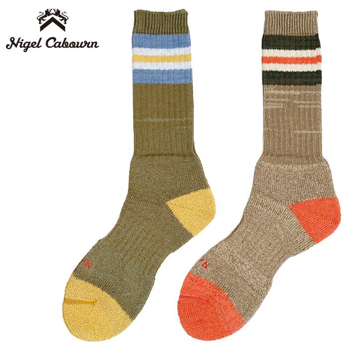 Nigel Cabourn ナイジェルケーボン 靴下 BORDER SOCKS ボーダー