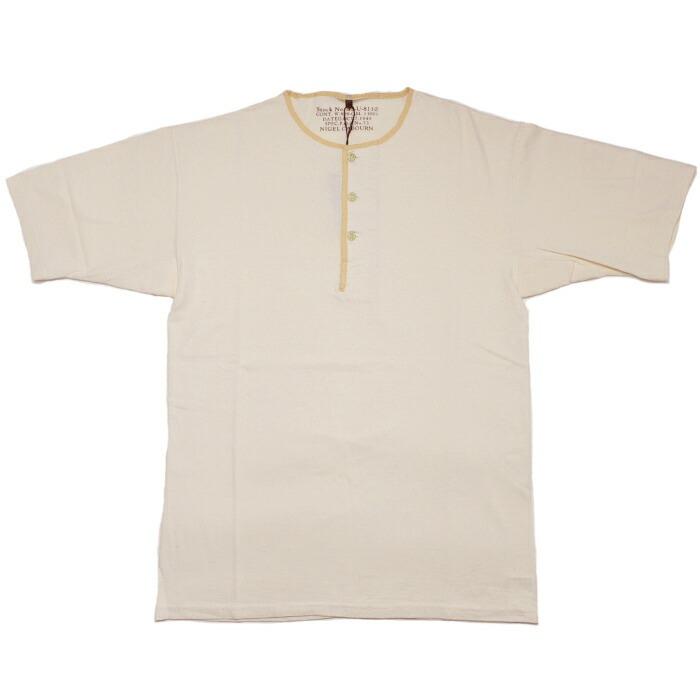 NIGEL CABOURN（ナイジェルケーボン） Tシャツ 50s ヘンリーネック