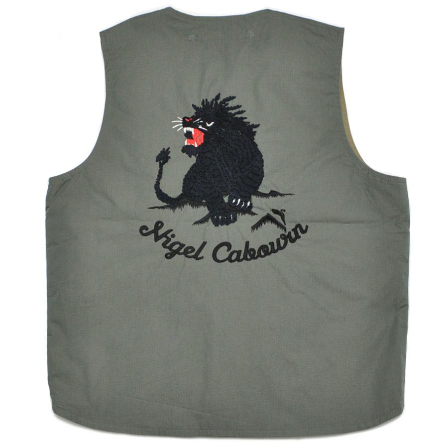 NIGEL CABOURN ナイジェルケーボン ベスト SOUVENIR VEST REVERSIBLE C/N WEATHER 80520070006の画像