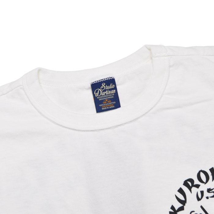 STUDIO D'ARTISAN ダルチザン Tシャツ 黒船USNTシャツ 8118 ロゴ メンズ アメカジ ステュディオダルチザン ...