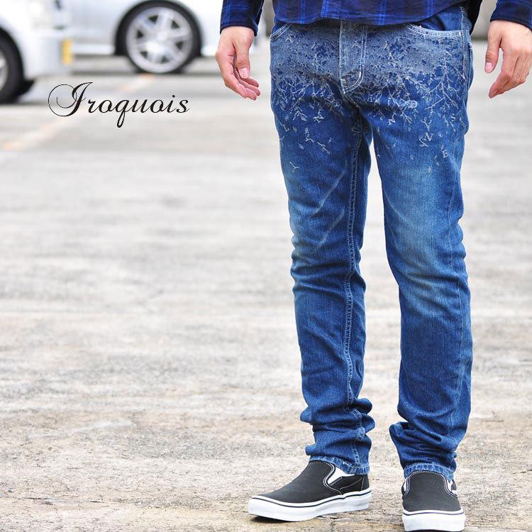 Iroquois イロコイ IROQUOIS デニム ジーパン ジャガード FOREST Iroquois イロコイ IROQUOIS デニム ジーパン ジャガード FOREST