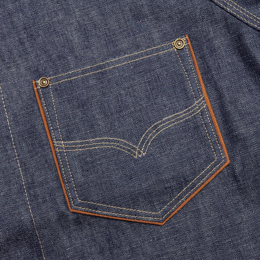 DELUXE WARE デラックスウエア デニムシャツ 7640 40s DENIM SHIRT アメカジ 長袖 | DELUXEWARE | 08