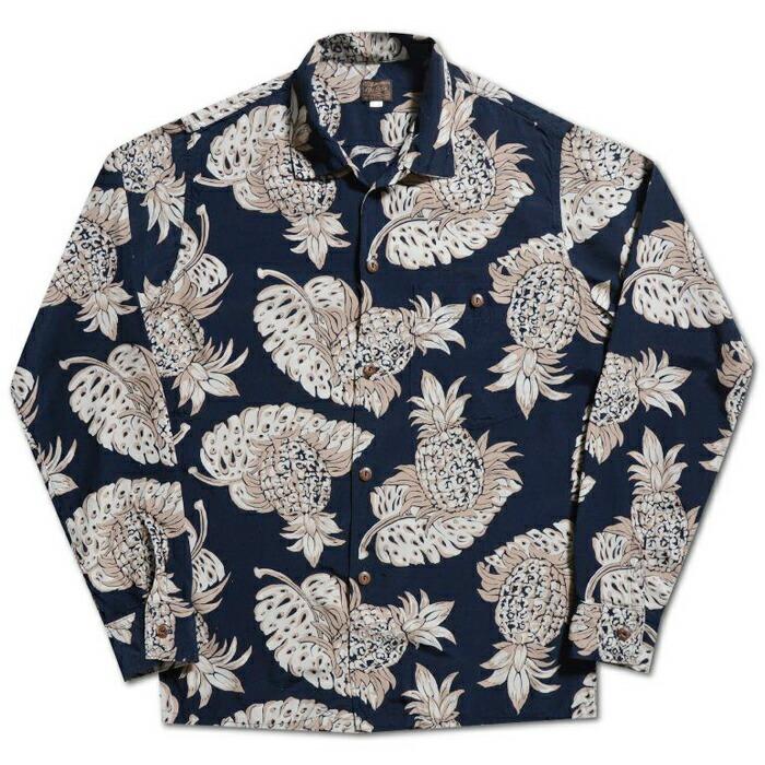 日本未発売品 オールブラックス ハワイアンシャツ ブラック　XL NIPOALHA /シルク ショートスリーブ アロハシャツ 菊 | NIPOALOHA