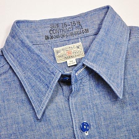 BUZZ RICKSON'S バズリクソンズ シャンブレーシャツ BR25995 メンズ