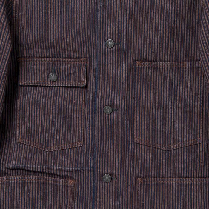 STUDIO D'ARTISAN ダック生地 カバーオール L相当 茶 STUDIO D'ARTISAN ダック生地 カバーオール L相当 茶 STUDIO D'ARTISAN