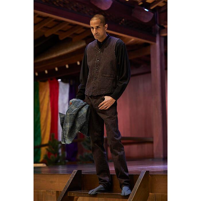 日本製【Studio D'artisan】デニムベスト　38 STUDIO D'ARTISAN（ステュディオ・ダ・ルチザン） デニムベスト STUDIO