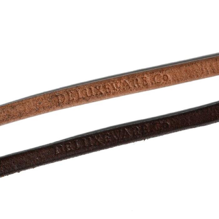 DELUXEWARE デラックスウエア ブレスレッド DLE-001 LEATHER BRACELETの画像