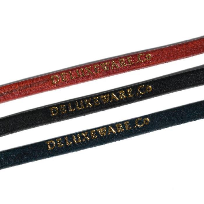 DELUXEWARE デラックスウエア ブレスレッド DLE-001 LEATHER BRACELETの画像