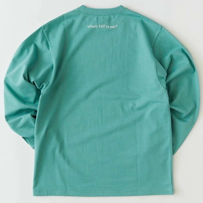 FAT エフエーティー Tシャツ ロンT FATEE L ロゴ 長袖 M-XL 白