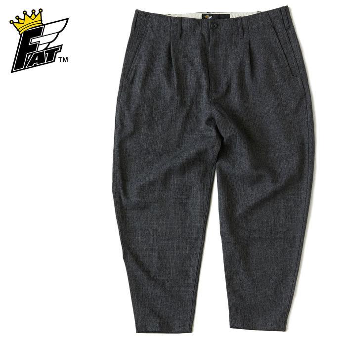 @ FAT JUMBO エフエーティー ジャンボ ボトム パンツ スーツ FAT エフエーティー パンツ SHINE 9分丈 F32110-PN04 メンズ