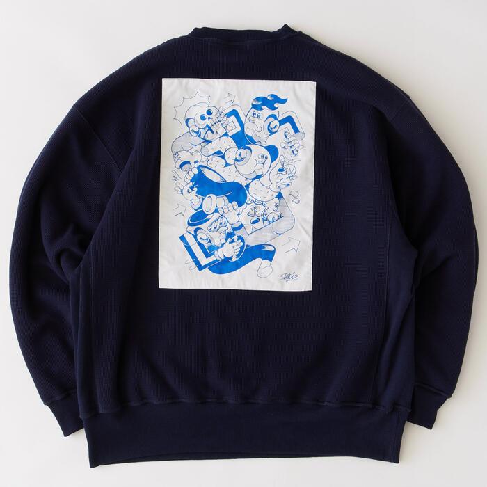 FAT クルーネックスウェット リバーシブル