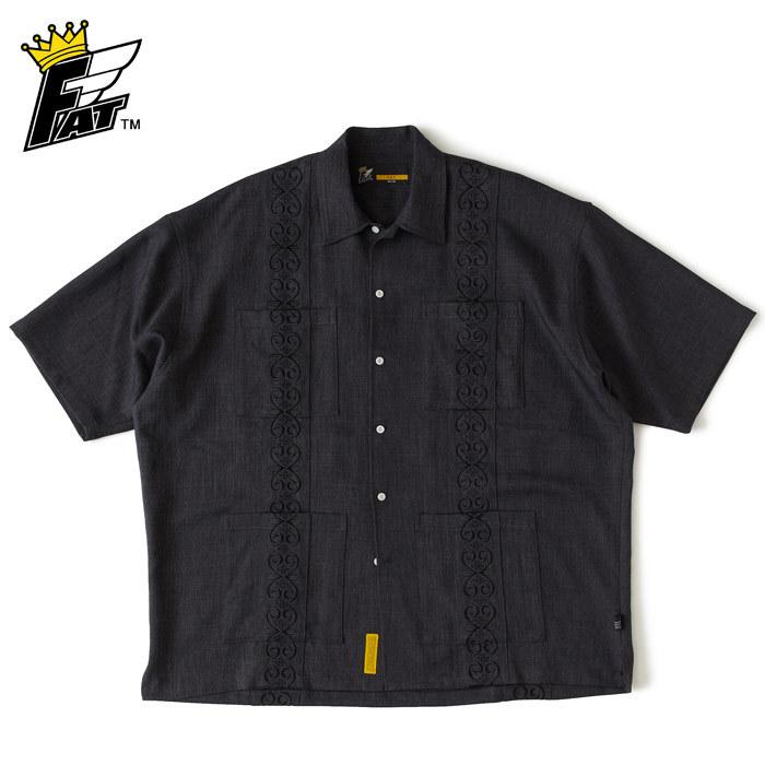 【もうこれ以上は！】FAT CANSECO キューバシャツ 【美品】 もうこれ以上は！】FAT CANSECO キューバシャツ 【美品