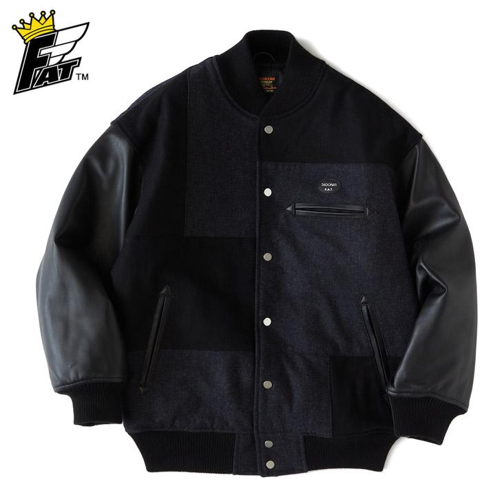 FAT SKOOFAM スタジャン FAT エフエーティー ジャケット スタジャン SKOOKUM スクーカム コラボ