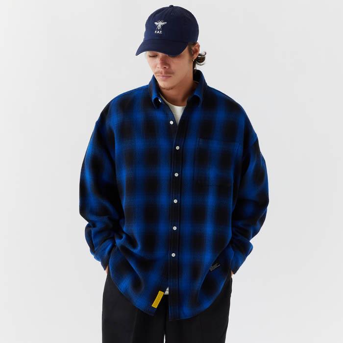 FAT エフエーティー SHADOWBONE ネルシャツ JAMBO FAT エフエーティー シャツ SHADOWBONE F32310-SH04 ネルシャツ メンズ