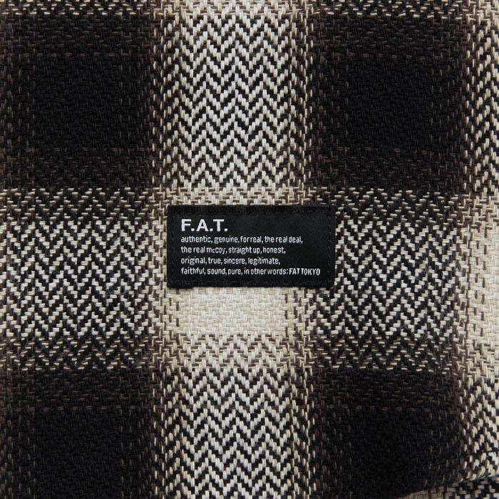 FAT エフエーティー シャツ SHADOWBONE F32310-SH04 ネルシャツ メンズ