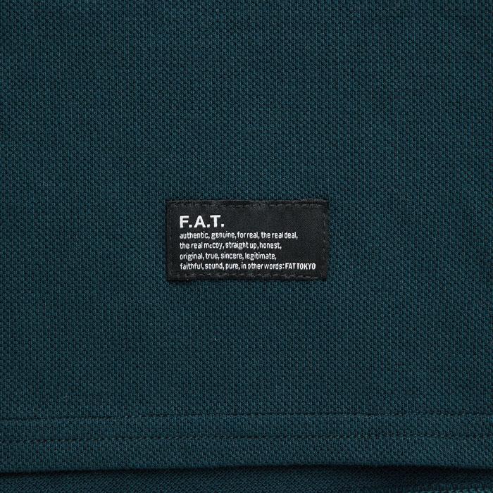 FAT エフエーティー ダークグリーン オーバーサイズポロシャツ FAT