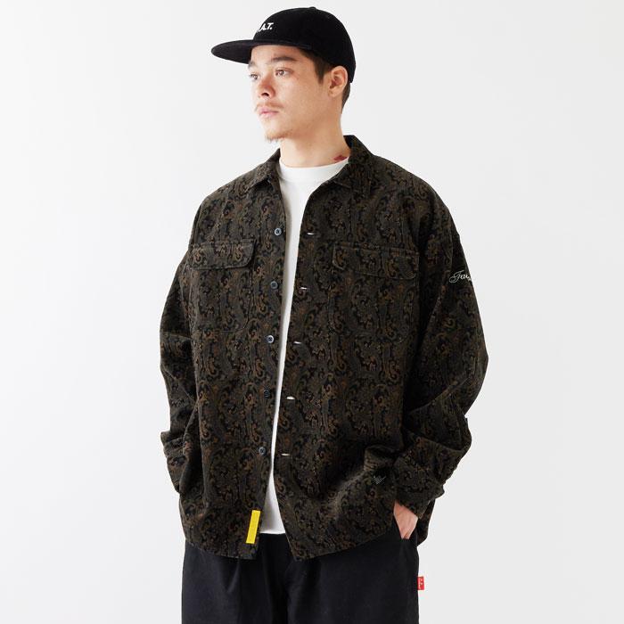 FAT エフエーティー シャツ MEGASLEY F32320-SH12 ペイズリー柄