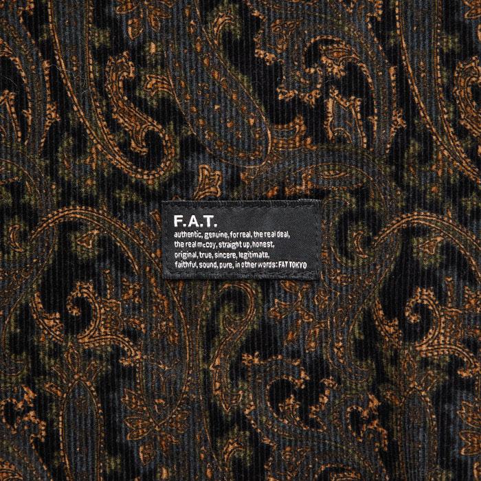 FAT エフエーティー シャツ MEGASLEY F32320-SH12 ペイズリー柄 ビッグ