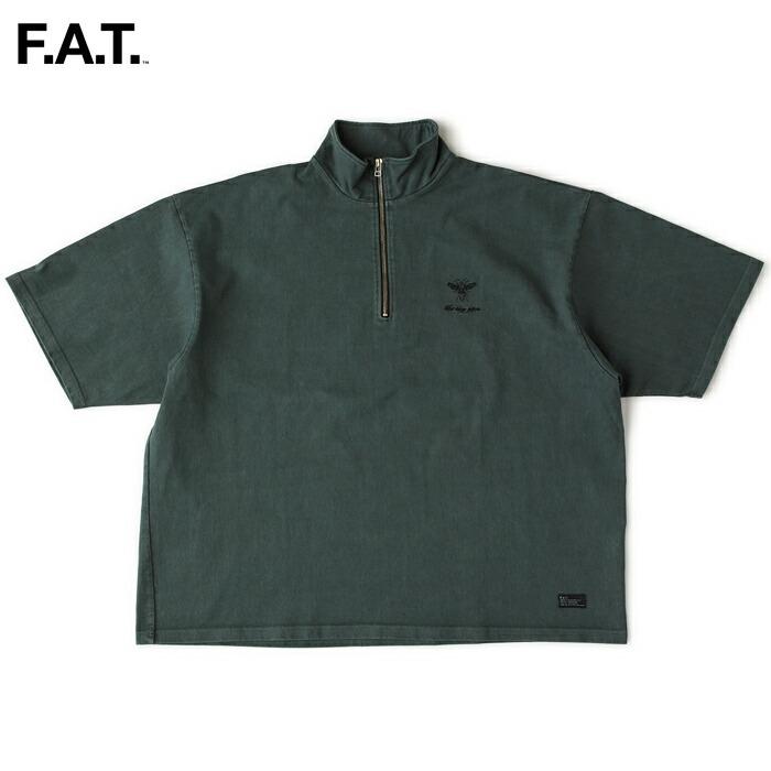 FAT エフエーティー Tシャツ ハーフジップカットソー ACIDHALF F32511