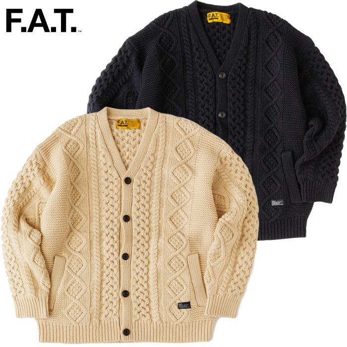 FAT エフエーティー ニット カーディガン ARANGAN F32520-KN04