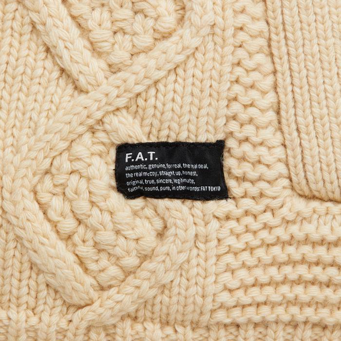 FAT エフエーティー ニット カーディガン ARANGAN F32520-KN04