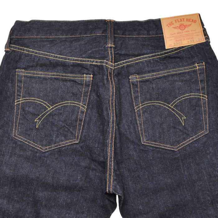 フラットヘッド THE FLAT HEAD デニム 14.5oz ストレート ジーンズ FN-3005 メンズ アメカジの画像