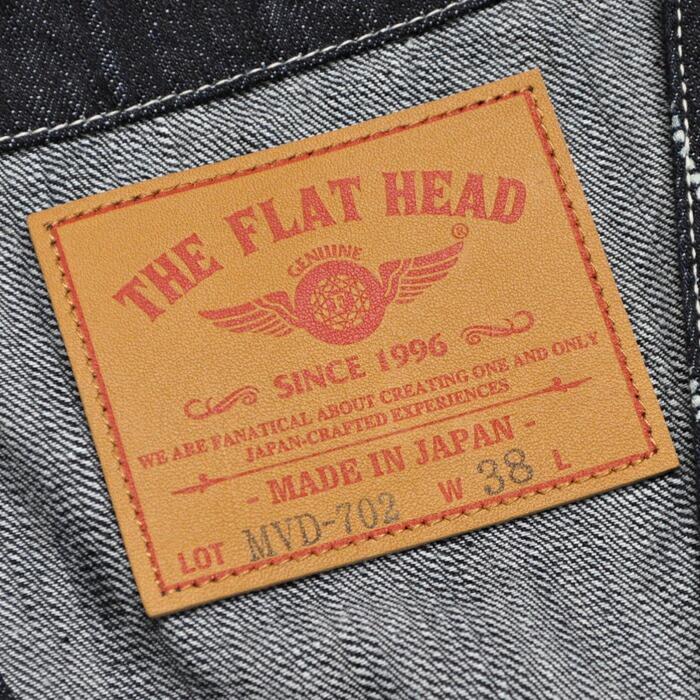 美品 FLATHEAD DW-02W デニムワークベスト サイズ38 メンズ The Flat Head（フラッドヘッド） フラットヘッド ベスト 10oz