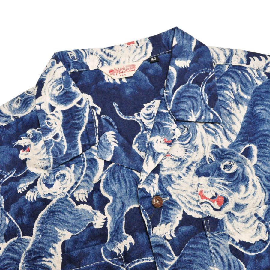 The Flat Head（フラッドヘッド） フラットヘッド リネンシャツ 百虎