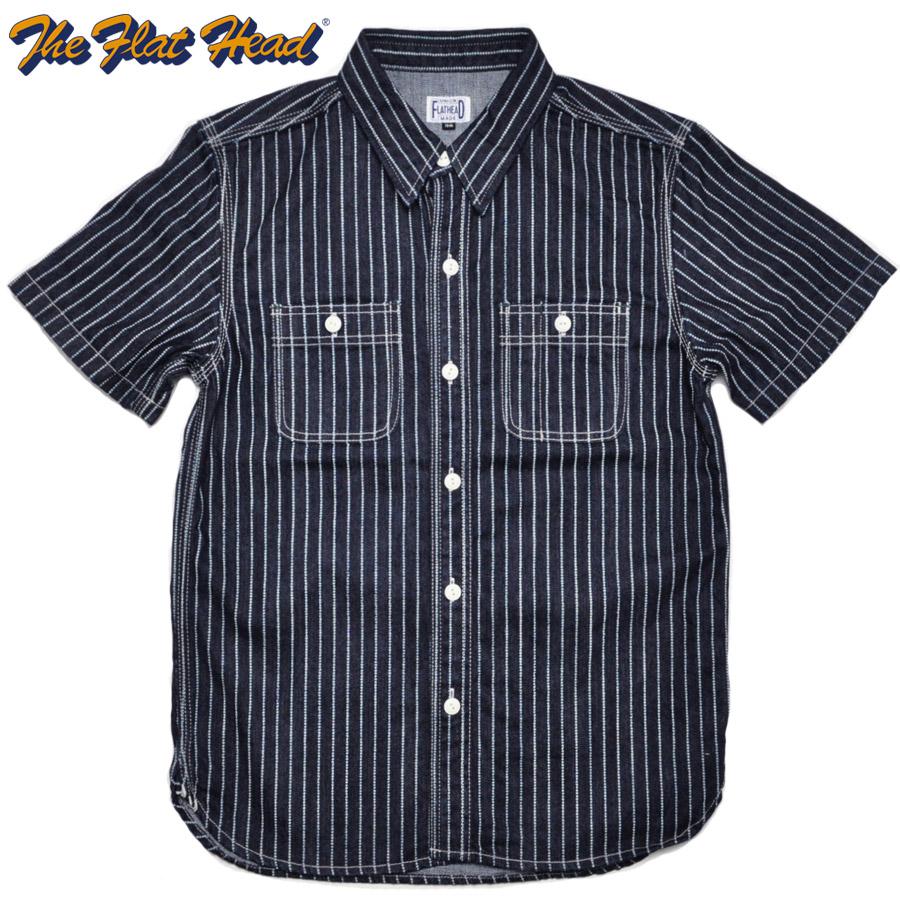 【FLAT HEAD】 フラットヘッド ウォバッシュストライプ デニムシャツ The Flat Head（フラッドヘッド） フラットヘッド シャツ 10oz デニム