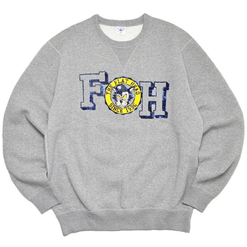 フラットヘッド　スウェット The Flat Head（フラッドヘッド） フラットヘッド スウェット クルー