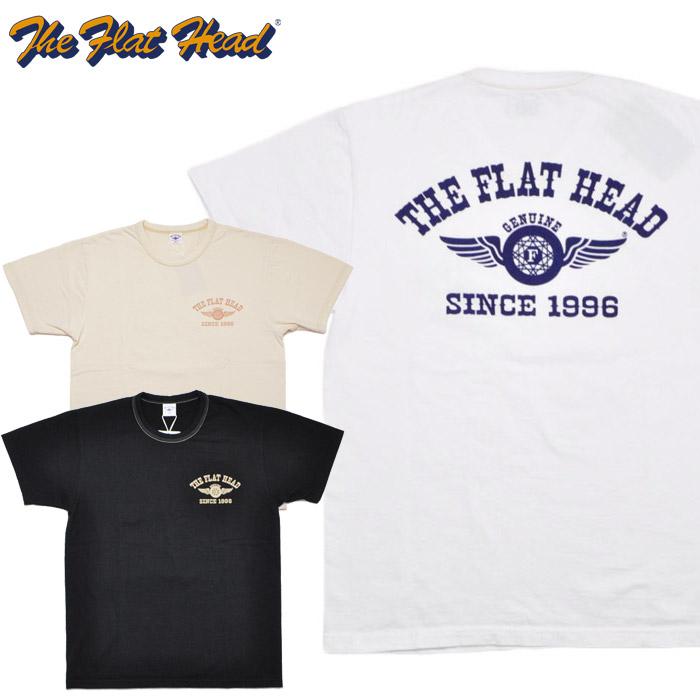 フラットヘッドTシャツ フラットヘッド THE FLAT HEAD Tシャツ FN-THC-202「FLYING WHEEL