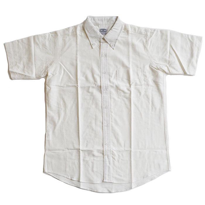 BAGGY バギー 半袖 オックスフォードシャツ ボタンダウンシャツ 白 青