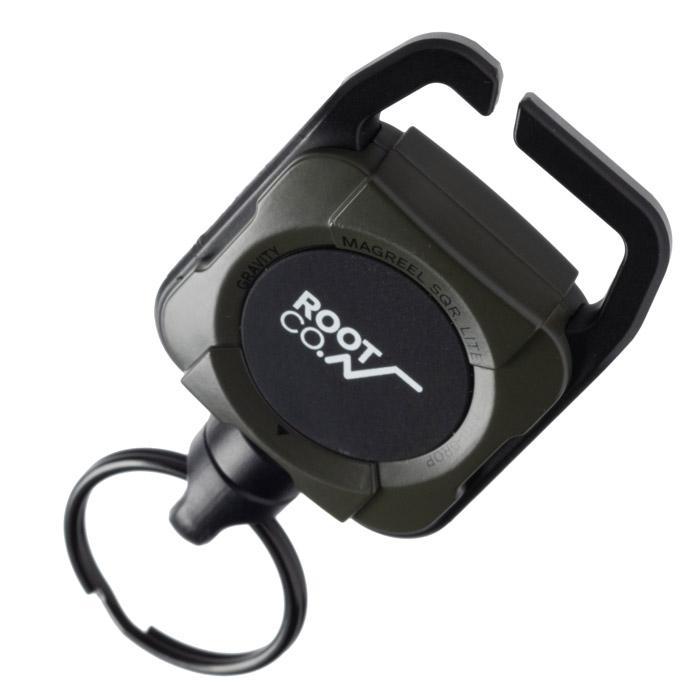Moulinet Magnétique De Poche ROOT CO. Gravity Mag Reel SQR Lite - Couleur Kaki, Nylon